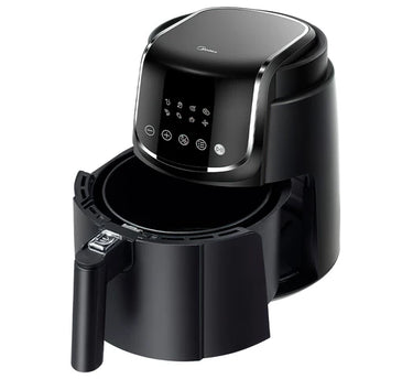 Freidora sin Aceite MIDEA 1500W Capacidad 3.5L Panel Digital Tecnología Rapid Air DUALCYCLONE